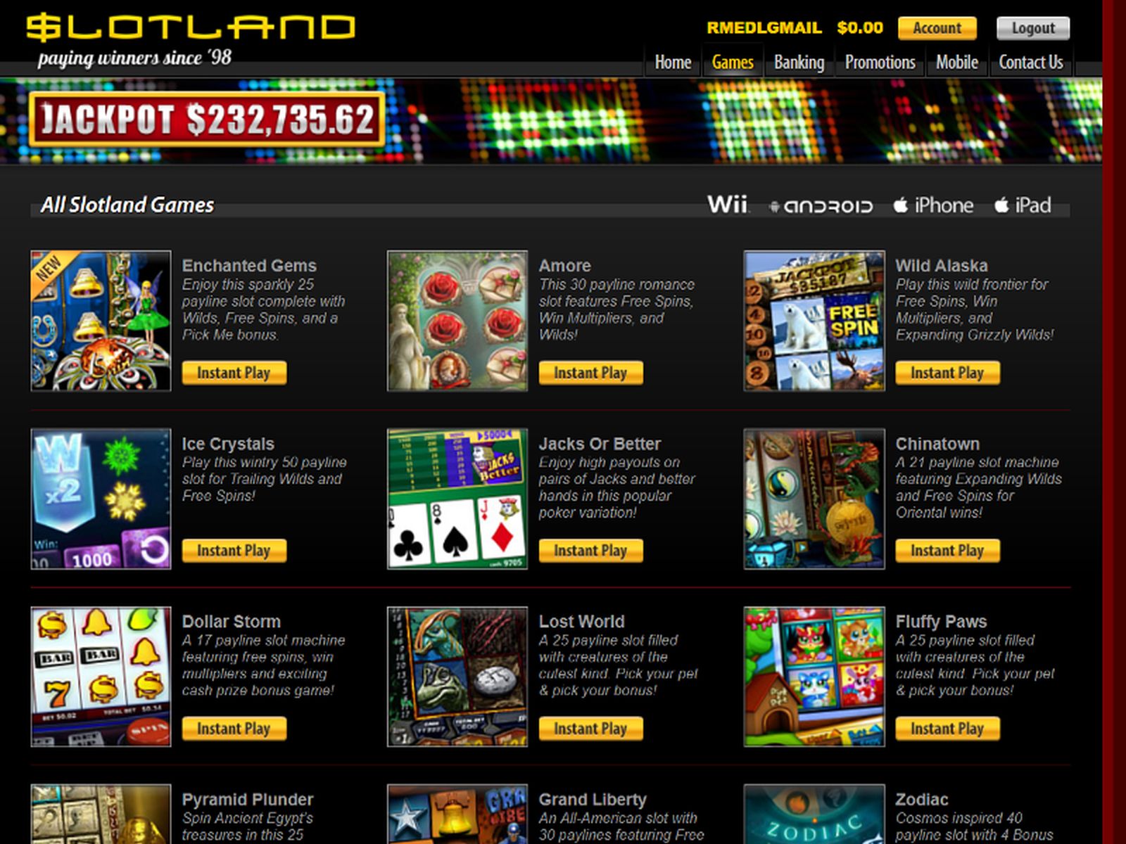 Slotland Casino Online Casino