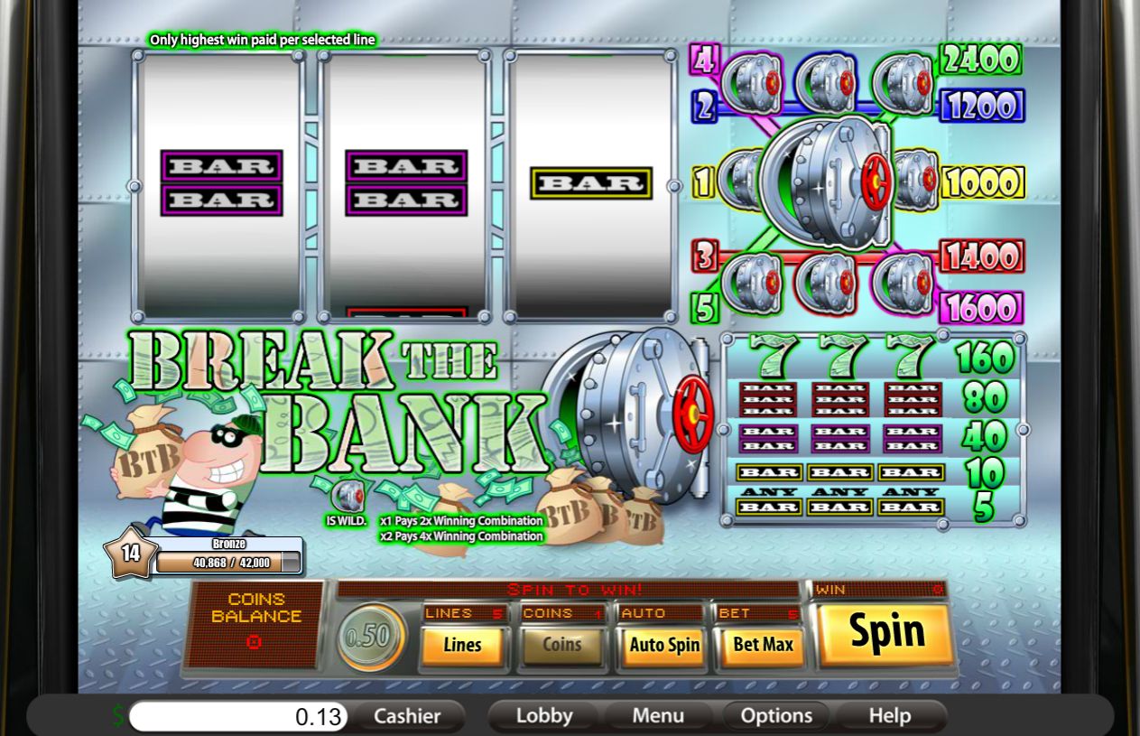 Break the Bank Online Slot Machine